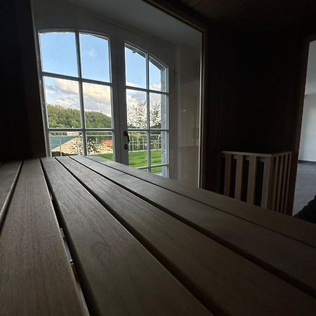 Ferienwohnung Blick Thyratal Obergeschoss Stolberg  Ngoại thất bức ảnh