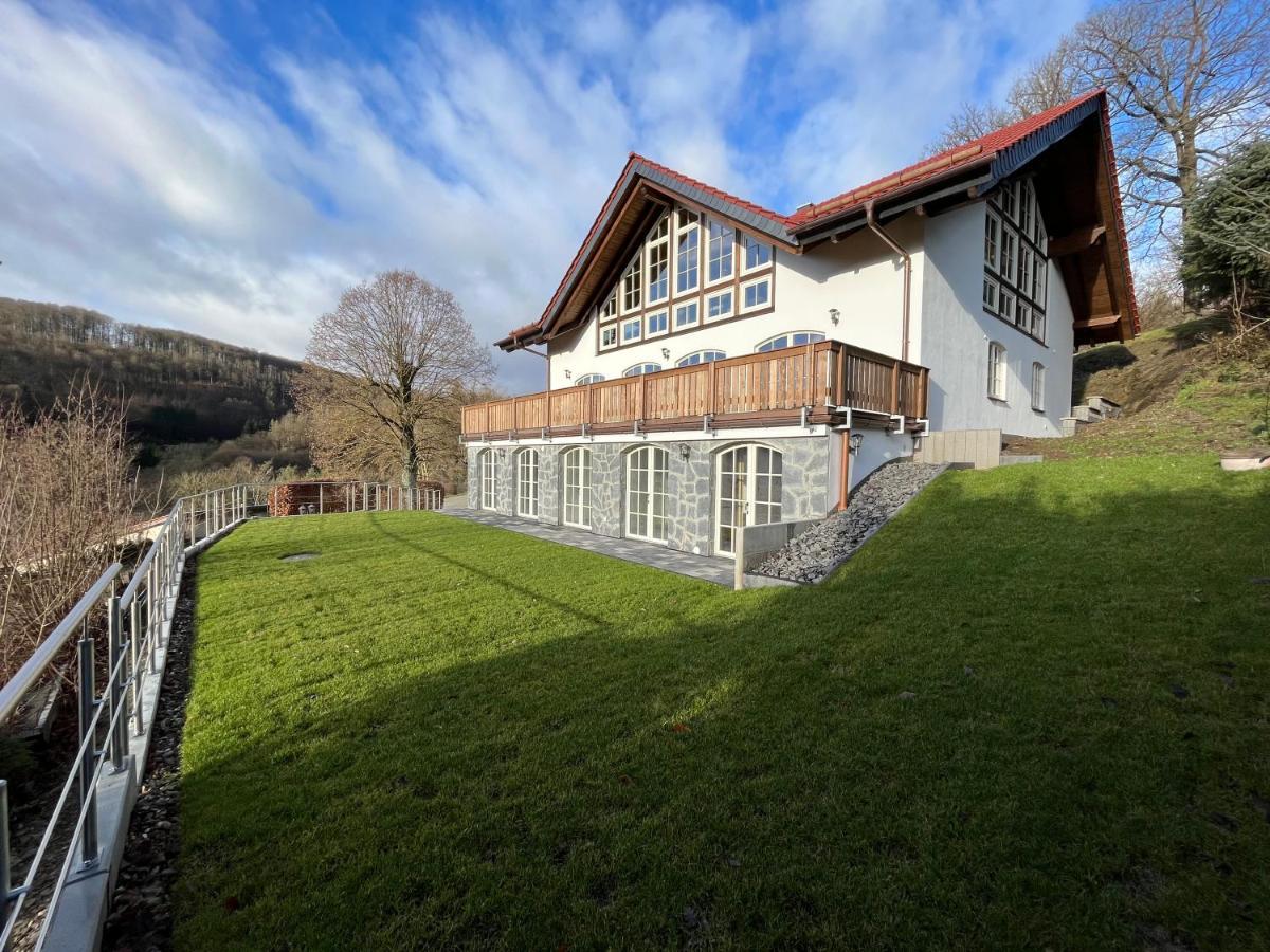Ferienwohnung Blick Thyratal Obergeschoss Stolberg  Ngoại thất bức ảnh