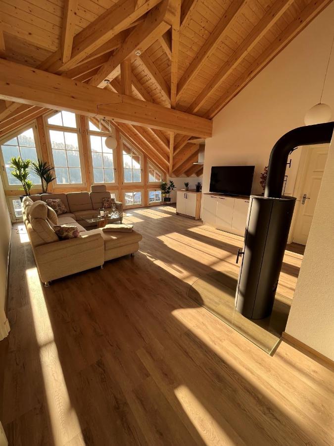 Ferienwohnung Blick Thyratal Obergeschoss Stolberg  Ngoại thất bức ảnh
