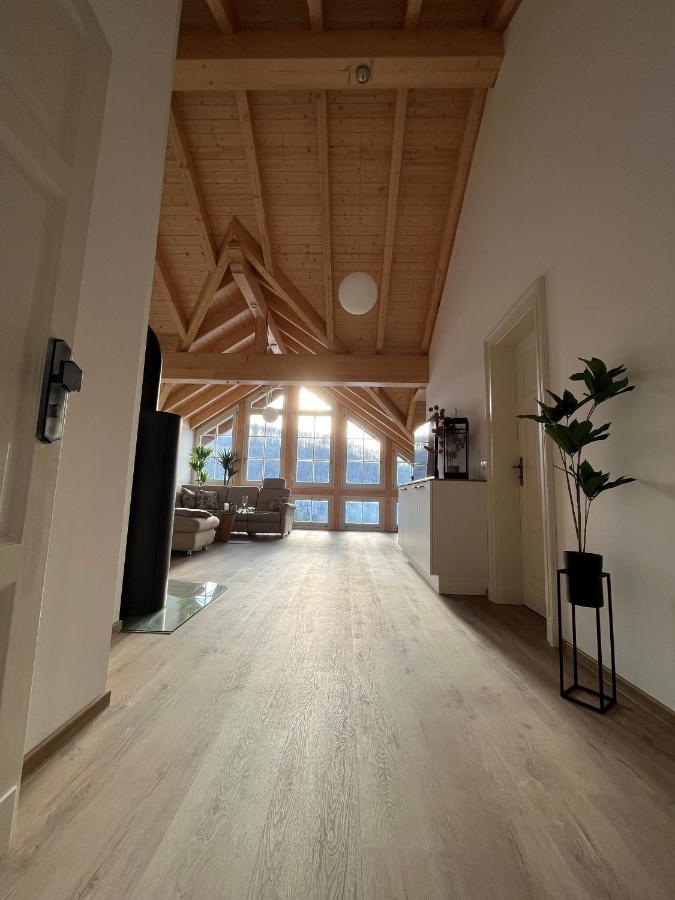 Ferienwohnung Blick Thyratal Obergeschoss Stolberg  Ngoại thất bức ảnh