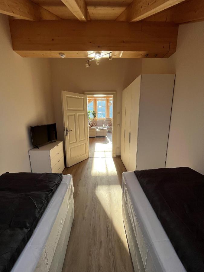 Ferienwohnung Blick Thyratal Obergeschoss Stolberg  Ngoại thất bức ảnh