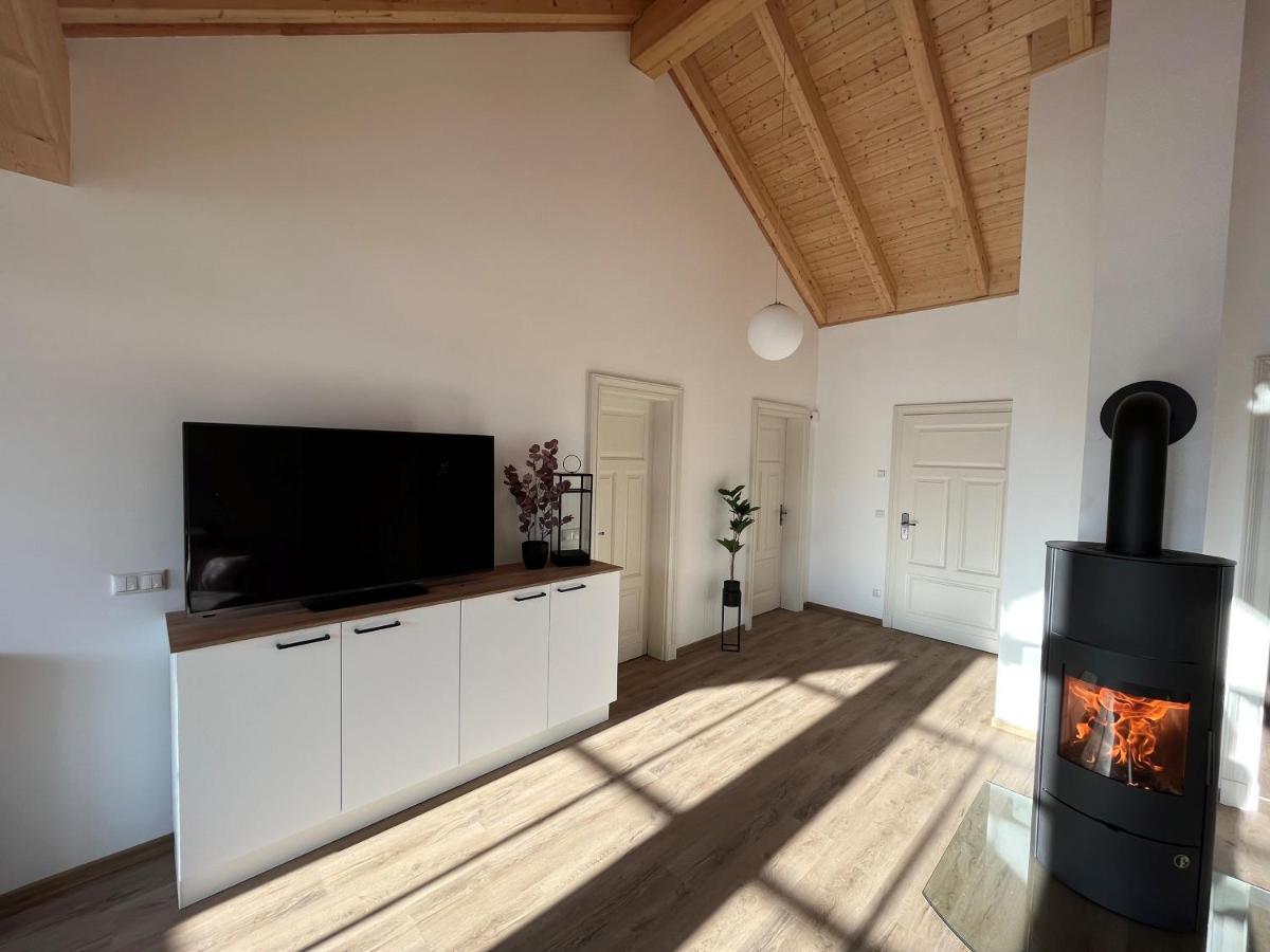 Ferienwohnung Blick Thyratal Obergeschoss Stolberg  Ngoại thất bức ảnh