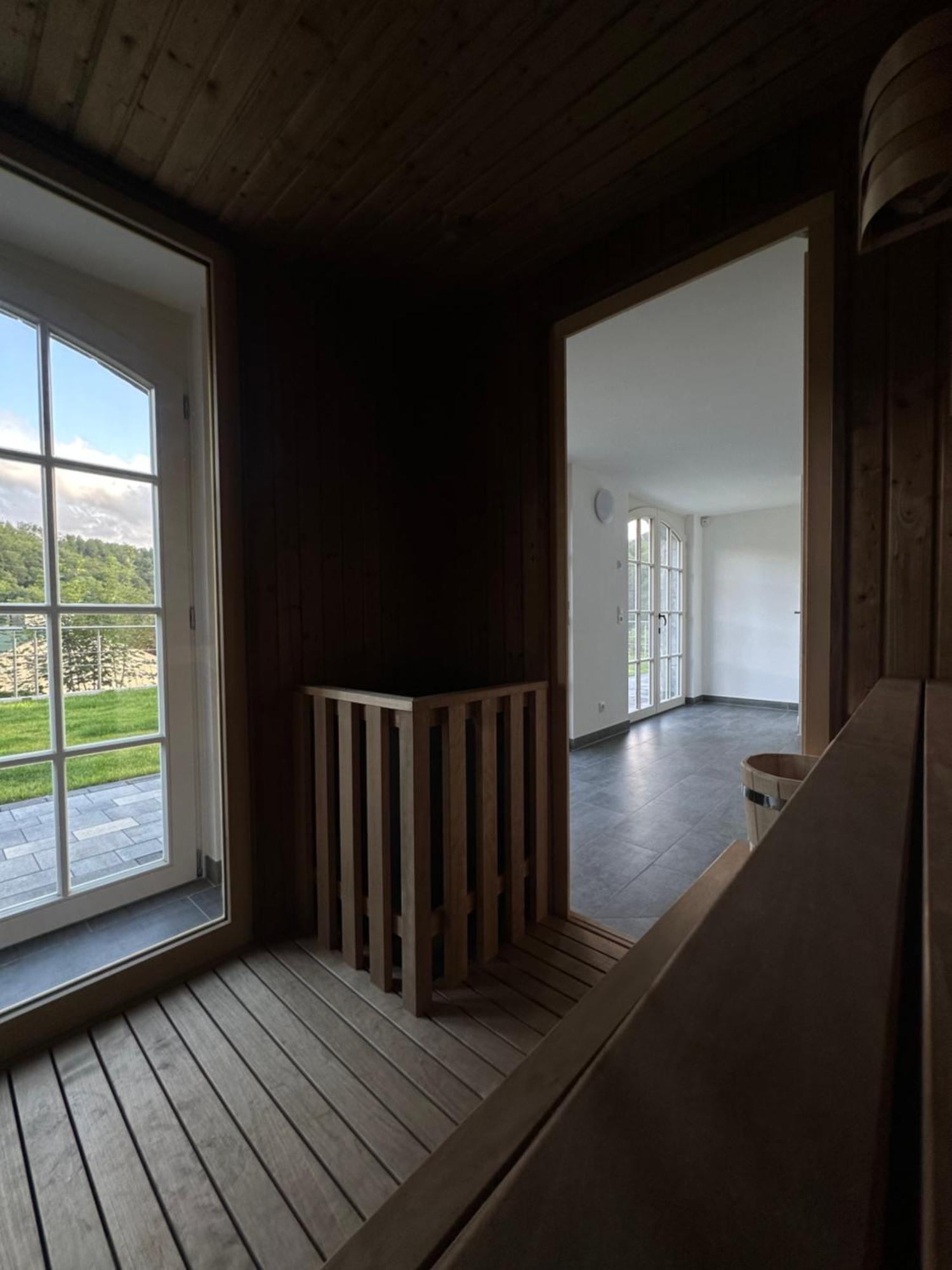Ferienwohnung Blick Thyratal Obergeschoss Stolberg  Ngoại thất bức ảnh