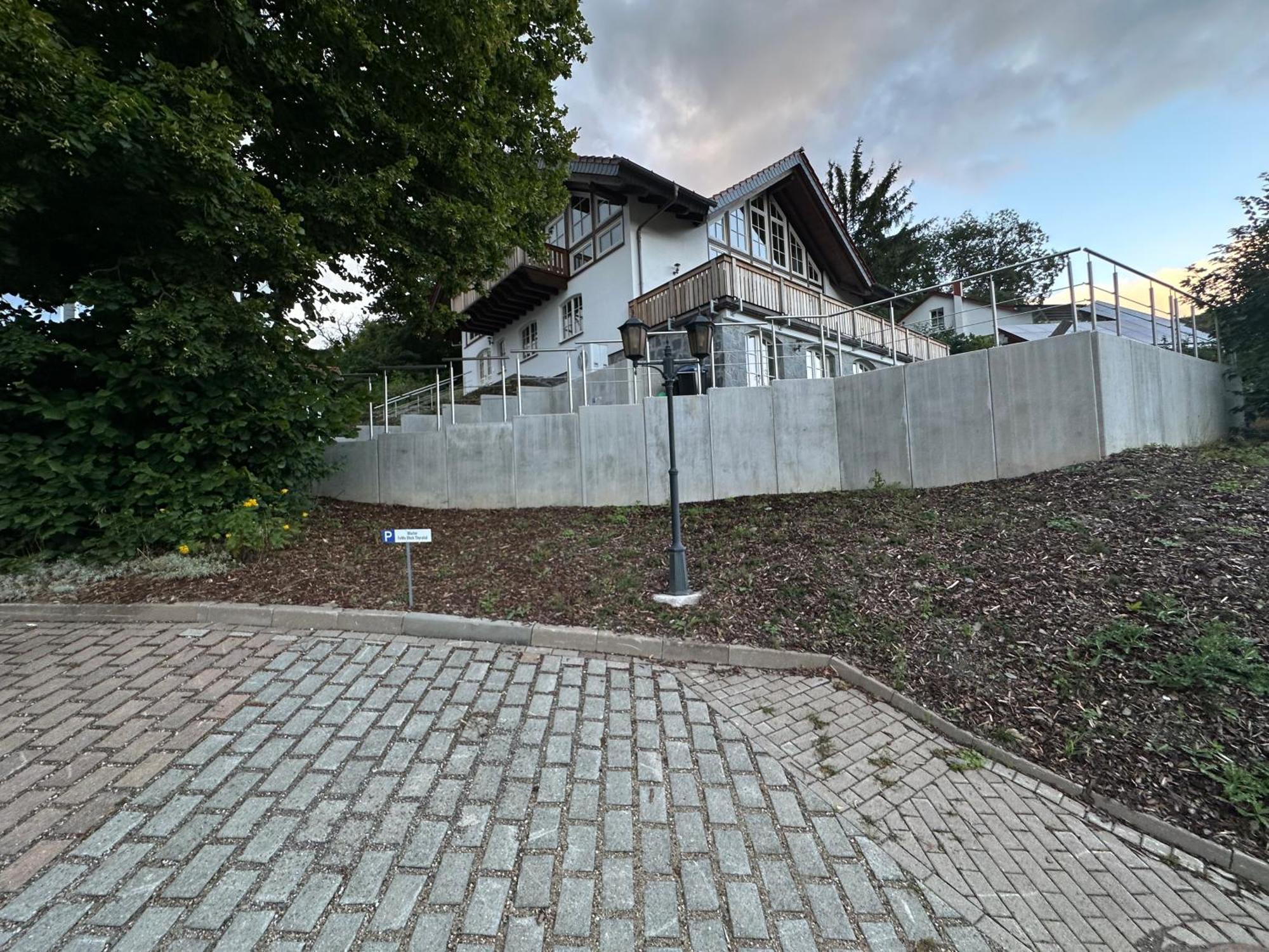 Ferienwohnung Blick Thyratal Obergeschoss Stolberg  Ngoại thất bức ảnh