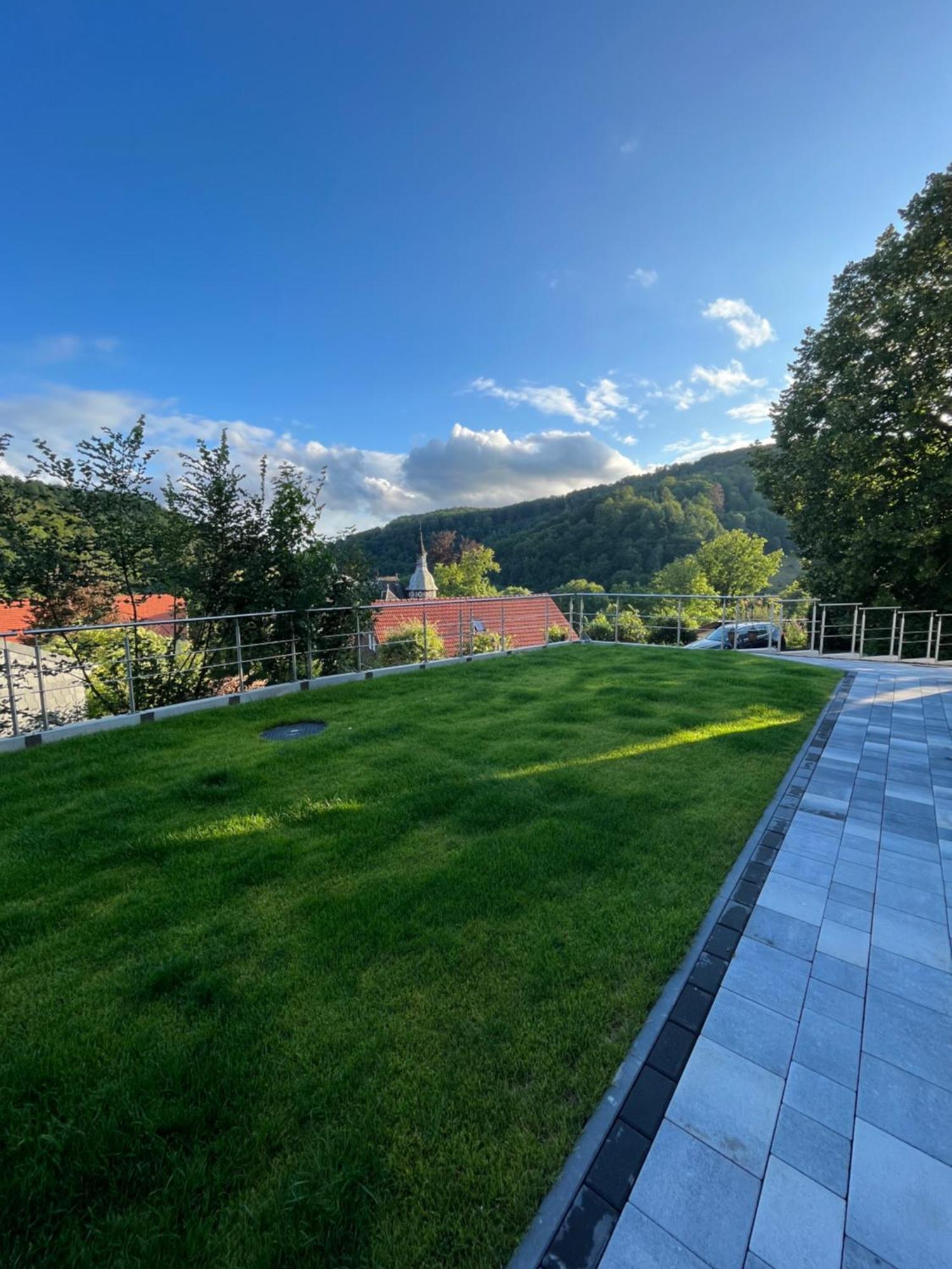 Ferienwohnung Blick Thyratal Obergeschoss Stolberg  Ngoại thất bức ảnh